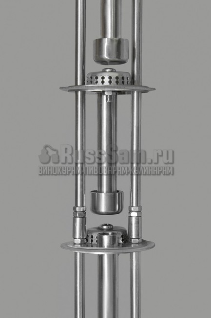 Нержавеющий узел для соединения тарельчатых вставок колонн ХД/2 Нержавеющий узел для соединения тарельчатых вставок колонн ХД/2