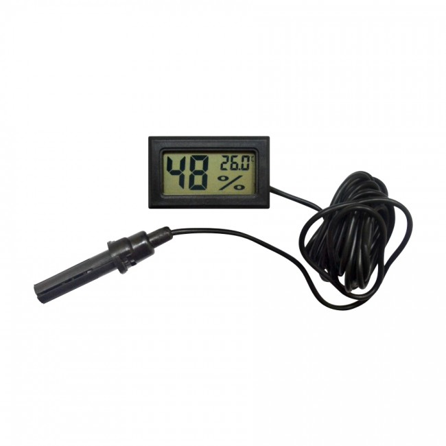Термометр-гигрометр цифровой с выносным датчиком Термометр-гигрометр цифровой с выносным датчиком