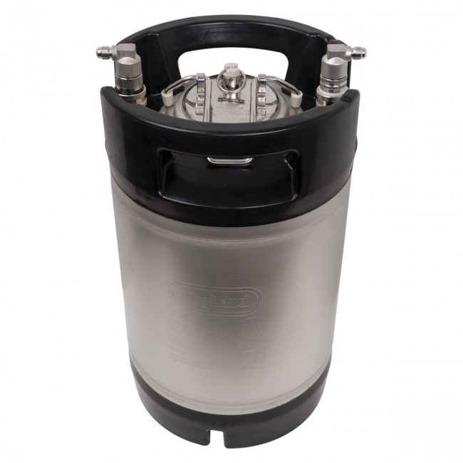 Коннектор "KegLand" для кегов с фитингом Ball Lock, исходящий (черный) с резьбой, нерж.  Коннектор "KegLand" для кегов с фитингом Ball Lock, исходящий (черный) с резьбой, нерж.