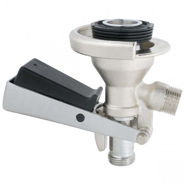 Заборная головка тип "А" из нержавеющей стали с штуцерами 