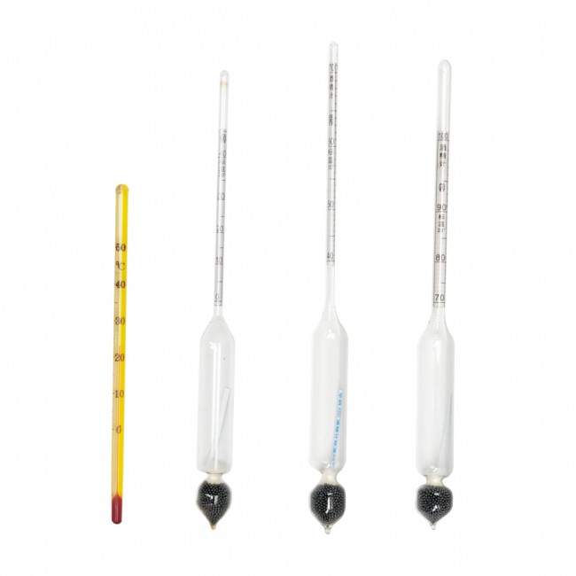 Набор ареометров с термометром Набор ареометров с термометром