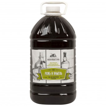 Жидкий неохмеленный солодовый экстракт "Рожь и ячмень" 4,1 кг.  Жидкий неохмеленный солодовый экстракт "Рожь и ячмень" 4,1 кг.