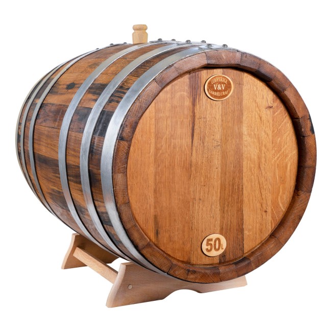 Дубовая бочка 50 л. "Мадера" на подставке