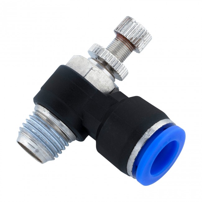 Кран игольчатый угловой НР 1/4" быстросъёмный 10 мм Кран игольчатый угловой НР 1/4" быстросъёмный 10 мм