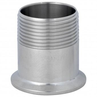 Адаптер CLAMP 1,5" НР 1 1/4" AISI  Адаптер CLAMP 1,5" НР 1 1/4" AISI