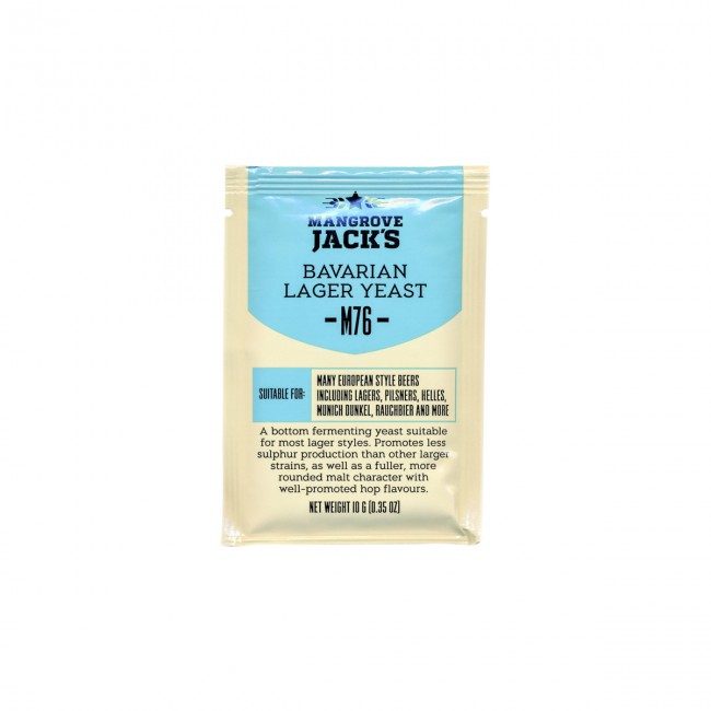 Дрожжи пивные Mangrove M76 "Bavarian Lager" 10 гр. (низовые)
