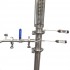 Дистиллятор прямоточный 2500 с отводом 90° CLAMP 1,5"