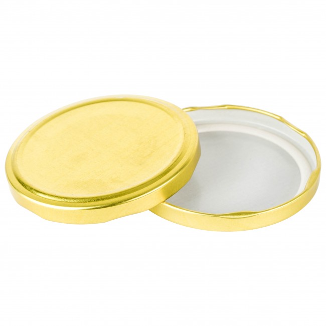 Крышка Твист-офф 82 мм, винтовая, золото Крышка Твист-офф 82 мм, винтовая, золото