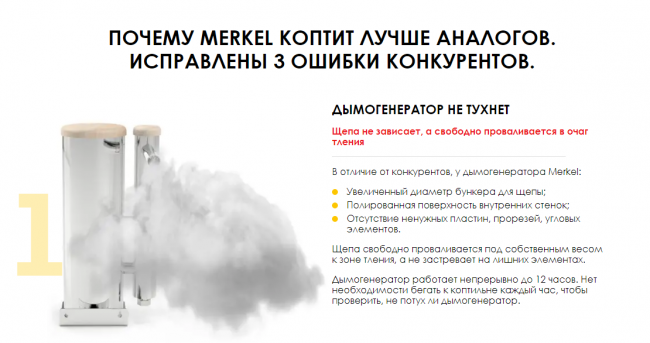 Дымогенератор 2,5 л. Меркель Оптима Дымогенератор 2,5 л. Меркель Оптима