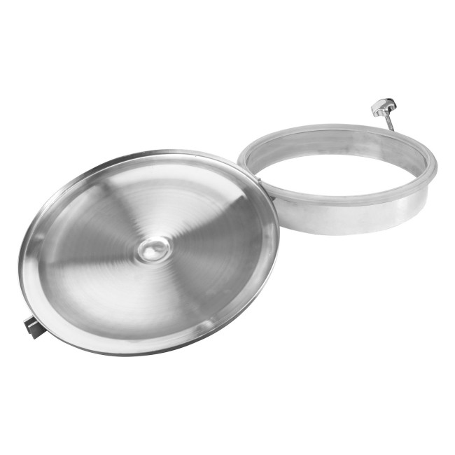 Люк d-450 мм нержавеющая сталь Люк d-450 мм нержавеющая сталь