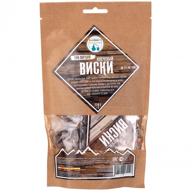 Набор для приготовления настойки "Виски Копченый" Набор для приготовления настойки "Виски Копченый"