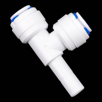 Коннектор быстросъемный EasyFitts тройник Т 3/8" (стержень-цанга-цанга)