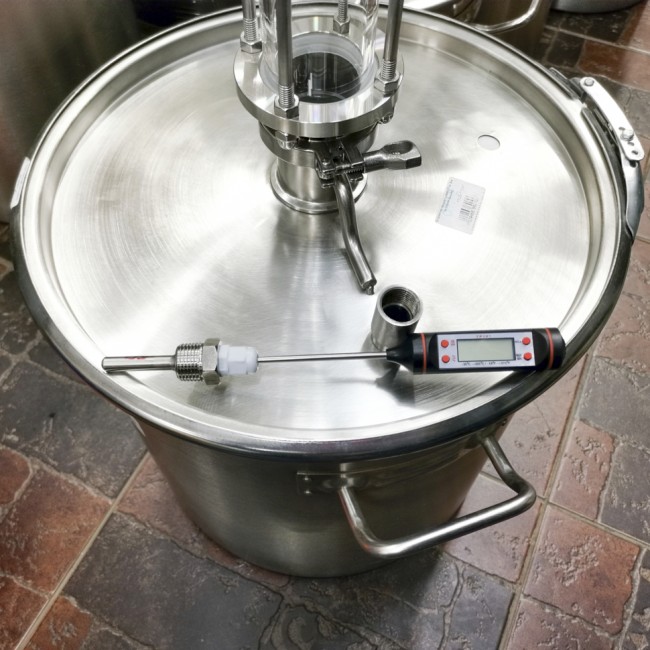 Гильза под термометр h-10 см HР 1/2" AISI Гильза под термометр h-10 см HР 1/2" AISI