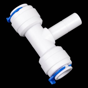 Коннектор быстросъемный EasyFitts тройник Т 3/8" (цанга-стержень-цанга)