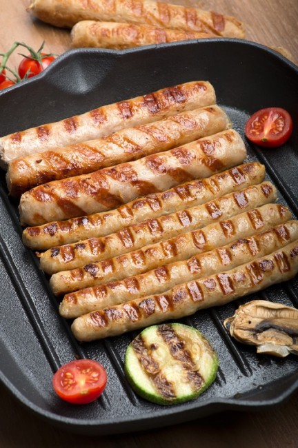 Оболочка для сосисок и сарделек коллагеновая Вискофан 30/70 мм, для жарки 21,34 м. 