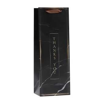 Пакет под бутылку подарочный "THANKS YOU" Пакет под бутылку подарочный "THANKS YOU"