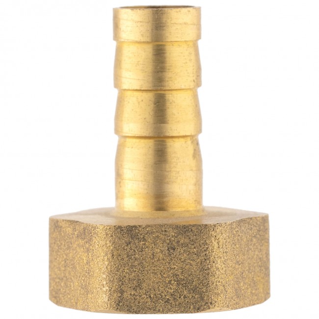 Штуцер ёлочка ВР 1/2" латунь 12 мм. Штуцер ёлочка ВР 1/2" латунь 12 мм.