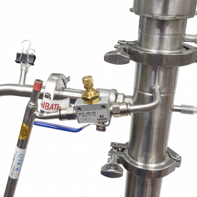 Узел отбора по жидкости и пару CLAMP 1,5" Узел отбора по жидкости и пару CLAMP 1,5"