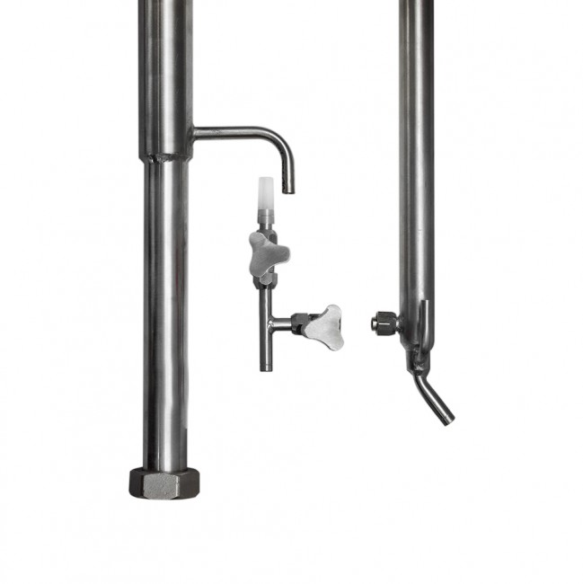 Дистиллятор с укреплением (пленочная колонна) ХД/4-2500ПК-ИД Дистиллятор с укреплением (пленочная колонна) ХД/4-2500ПК-ИД