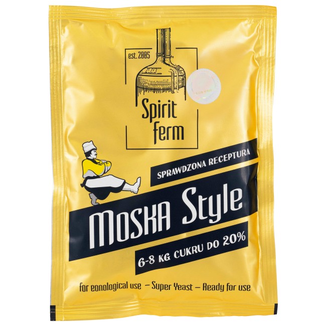 Дрожжи спиртовые "SPIRIT FERM MOSKVA STYLE" 140 гр. Дрожжи спиртовые "SPIRIT FERM MOSKVA STYLE" 140 гр.