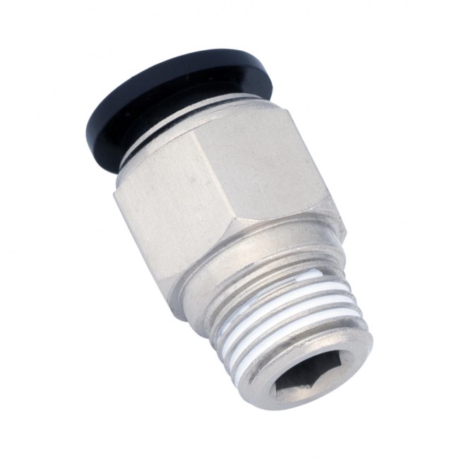 Штуцер НР 1/4" быстросъёмное соединение 10 мм Штуцер НР 1/4" быстросъёмное соединение 10 мм