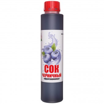 Сок черничный концентрированный 1 кг.