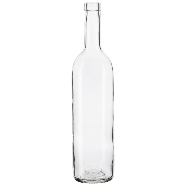 Бутылка "Бордо" бесцветная 0,75 л. Бутылка "Бордо" бесцветная 0,75 л.