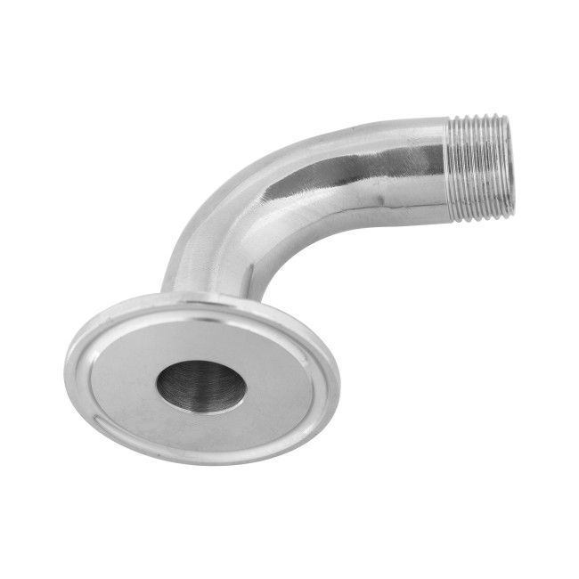 Адаптер CLAMP 1,5" НР 1/2" угловой AISI 