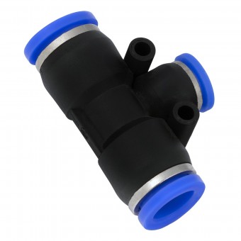 Тройник быстросъёмный PE-12/8 мм