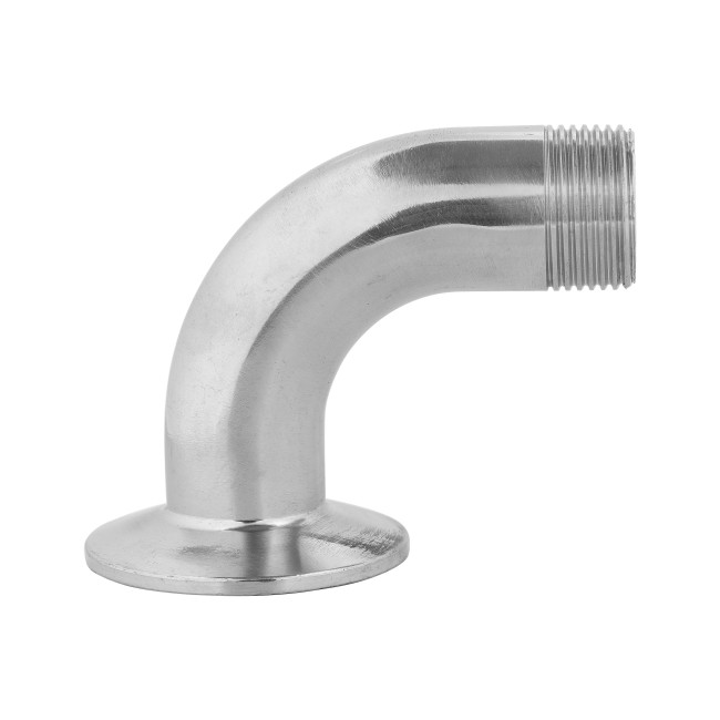 Адаптер CLAMP 1,5" НР 3/4" угловой AISI 