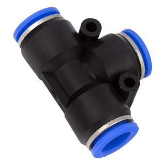 Тройник быстросъёмный PE-12 мм Тройник быстросъёмный PE-12 мм