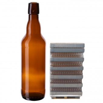 Бутылка "Бугельная" 0,5 л (без пробки) паллет 1848 шт. Бутылка "Бугельная" 0,5 л (без пробки) паллет 1848 шт.