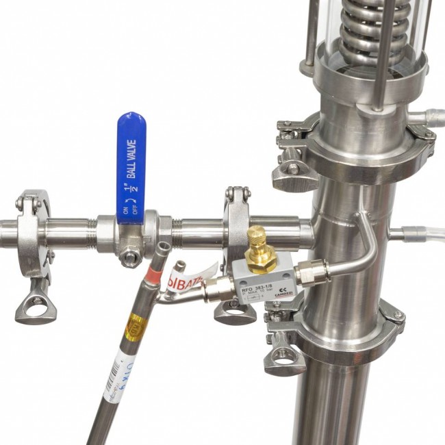 Узел отбора по жидкости и пару CLAMP 2,0"