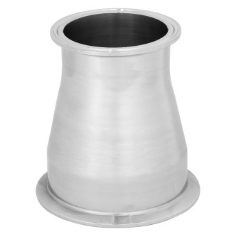 Переходник КЛАМП 3,0" (DN76) - КЛАМП 4,0" (DN102) h - 125 мм