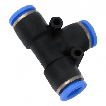 Тройник быстросъёмный PE-8 мм Тройник быстросъёмный PE-8 мм