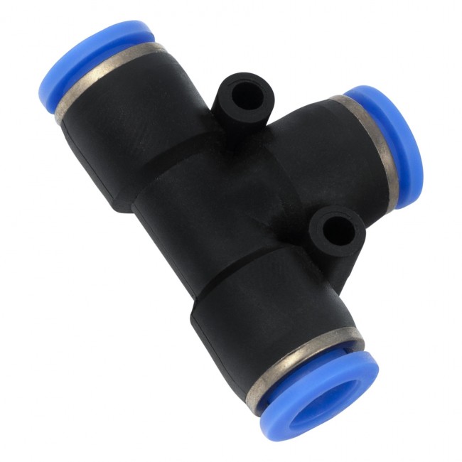 Тройник быстросъёмный PE-8 мм