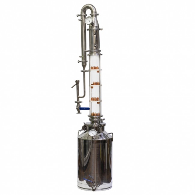 Флейта стеклянная 4" медные тарелки 50 л.