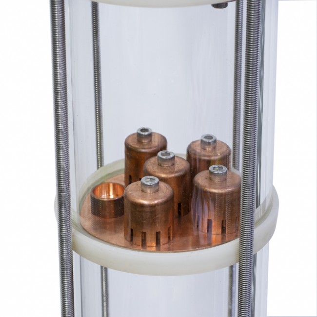 Флейта стеклянная 4" медные тарелки 50 л.