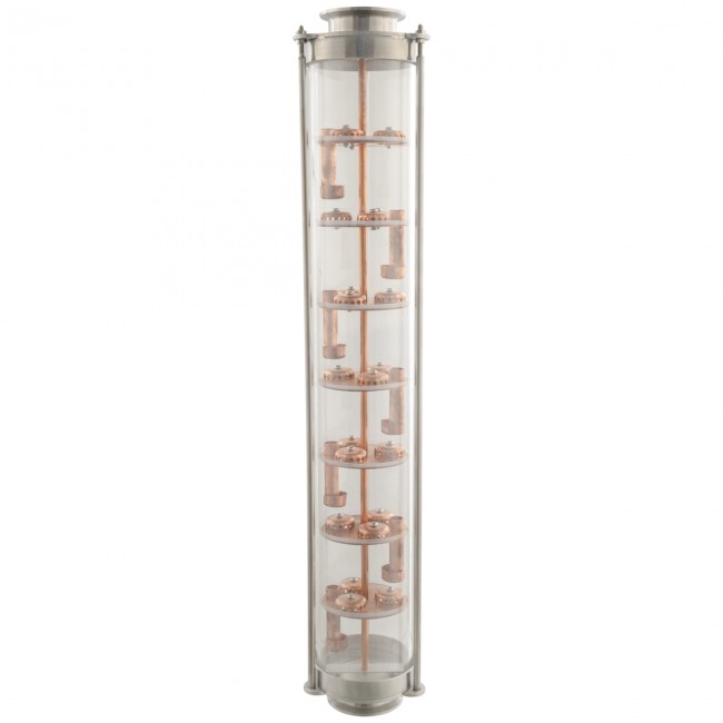 Колпачковая колонна D80-500 медь CLAMP 2,0" Винокур