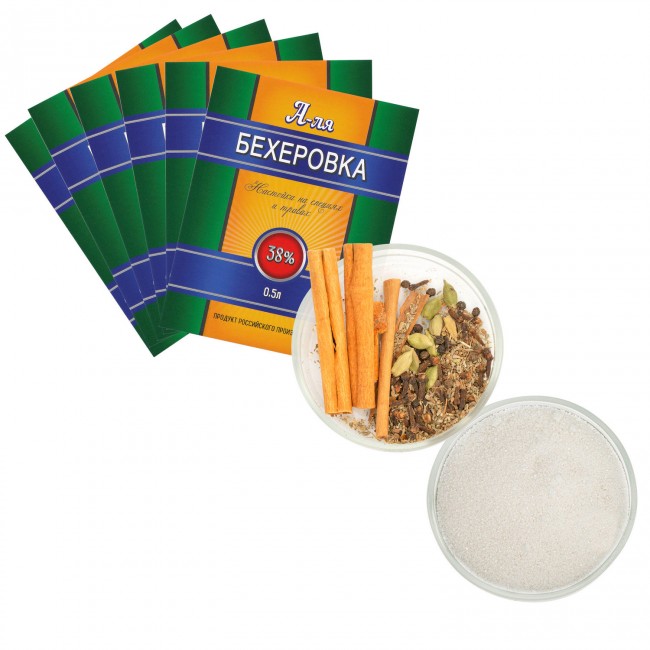 Набор для приготовления настойки "А-ля Бехеровка" Набор для приготовления настойки "А-ля Бехеровка"