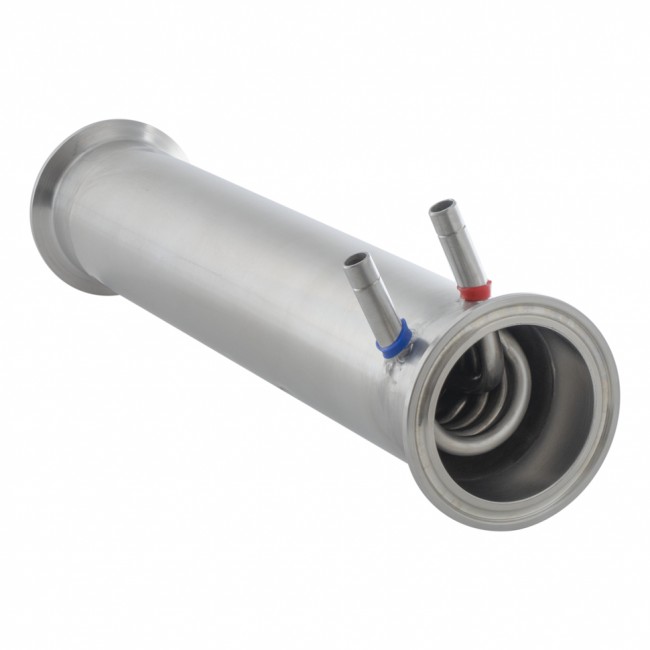 Царга d-51 L-280 мм. CLAMP 2,0" DN 35 AISI с холодильником Димрота