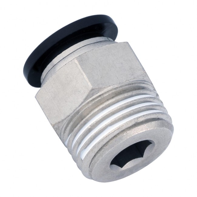 Штуцер НР 1/2" быстросъёмное соединение 12 мм