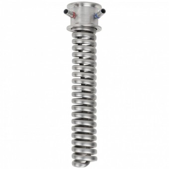 Холодильник Димрота проходной Clamp 1.5" трубка 6 мм. Холодильник Димрота проходной Clamp 1.5" трубка 6 мм.