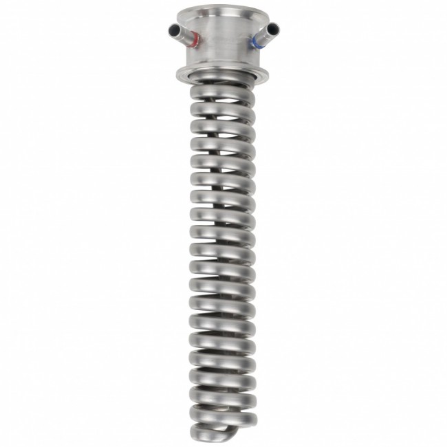 Холодильник Димрота проходной Clamp 1.5" трубка 6 мм. Холодильник Димрота проходной Clamp 1.5" трубка 6 мм.