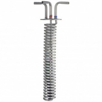 Холодильник Димрота Clamp 1.5" трубка 6 мм. Холодильник Димрота Clamp 1.5" трубка 6 мм.