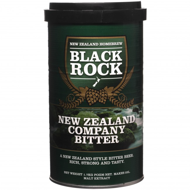 Акция! Солодовый экстракт "Black Rock" New Zeland Bitter (Новозеландский Биттер) 1,7кг. 28.11.19г.