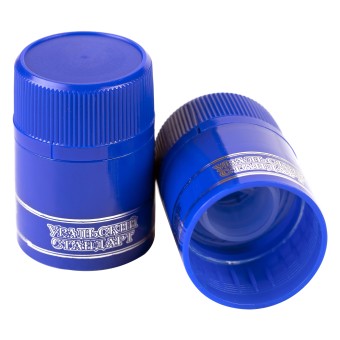 Колпачок полимерный 47 мм синий с дозатором Колпачок полимерный 47 мм синий с дозатором