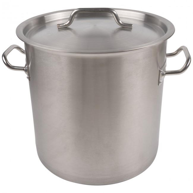 Кастрюля 37 л, тройное дно 36*36 с крышкой (котёл)