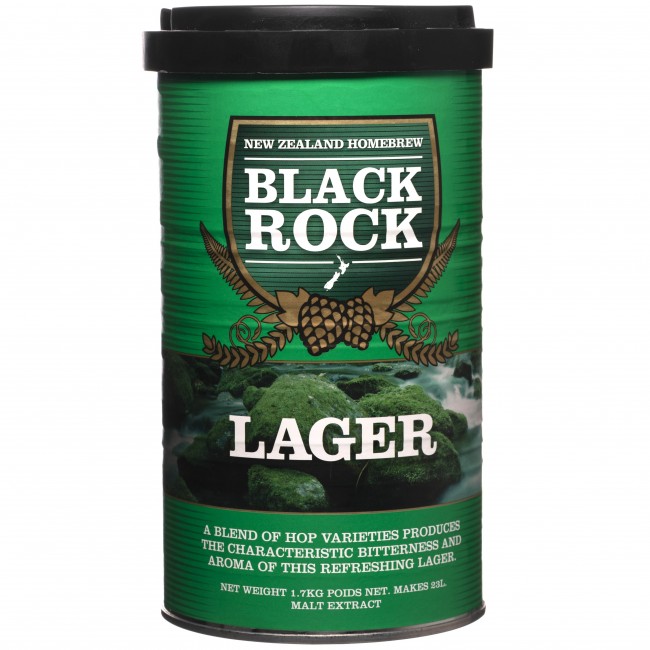 Акция! Солодовый экстракт "Black Rock" Lager (Лагер) 1,7кг. 20.09.18г.