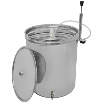 Ёмкость с пневмо и пылезащитной крышкой 500 л 